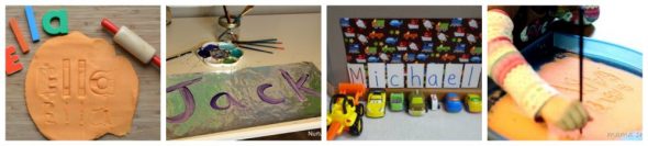 Check out these simple name activities for preschool and kindergarten - I love how quick they are to set up! 
