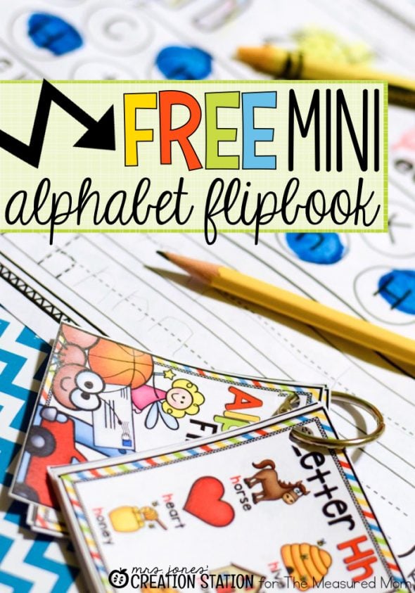 My preschooler loves this ABC flip book! 