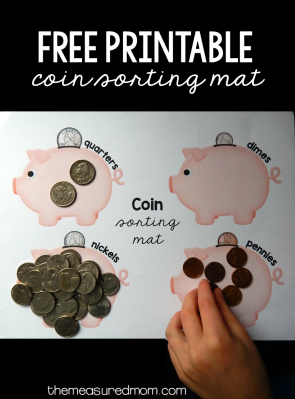 coin sorting mat