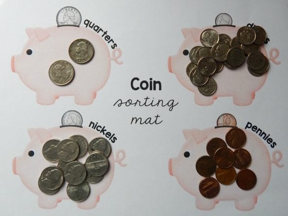 coin sorting mat 6