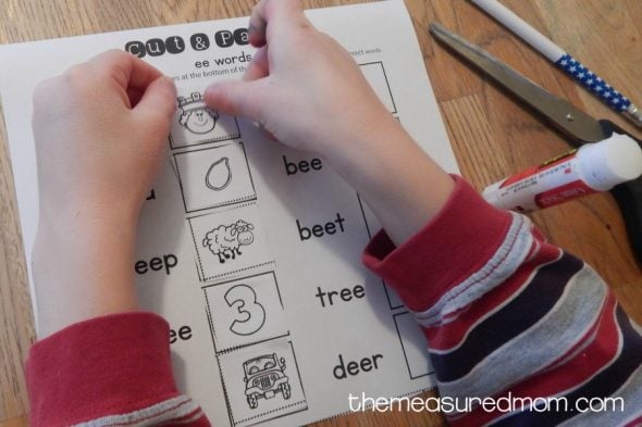 ee words worksheet 4