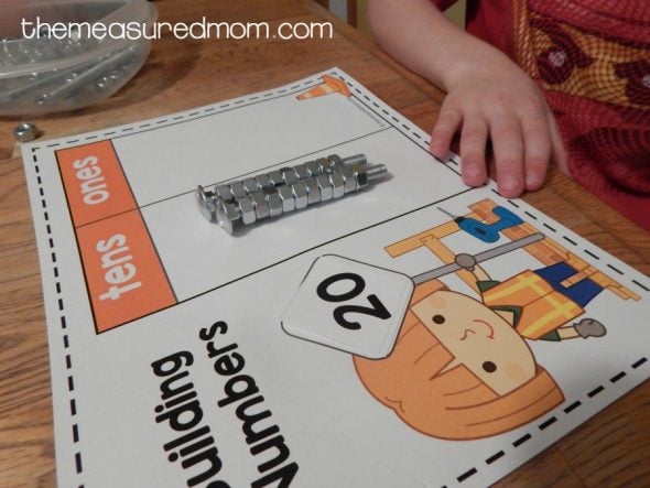 place value with nuts and bolts 5
