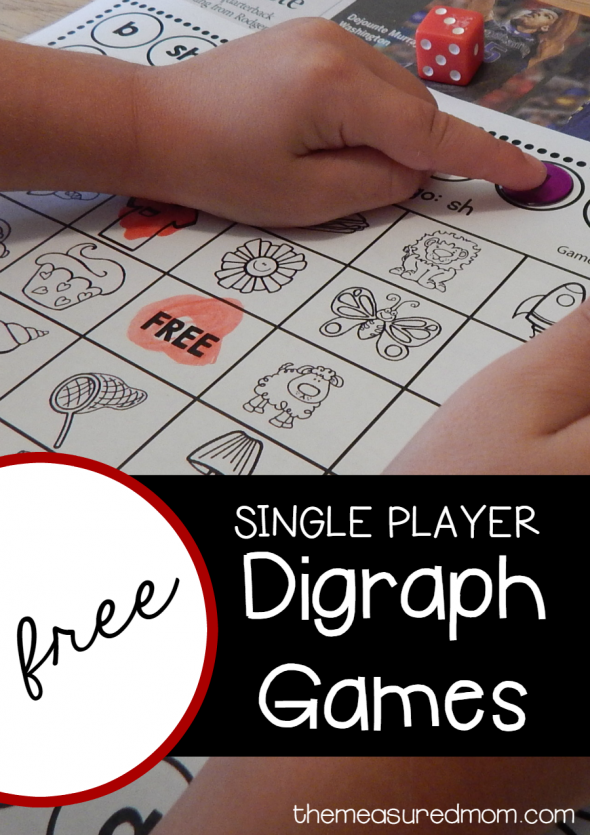 I love this no prep digraph activity! These 8 single player Bingo games are great for helping kids learn the sounds of sh, ch, th, kn, and wh. 