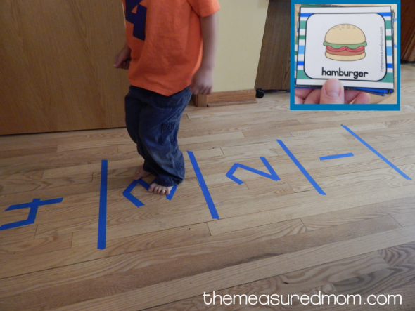 My preschooler had so much fun with these free syllable sorting cards. The other syllable activities are great too - especially the jumping one!