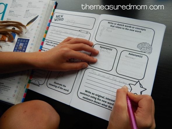 vocabulary journal 4