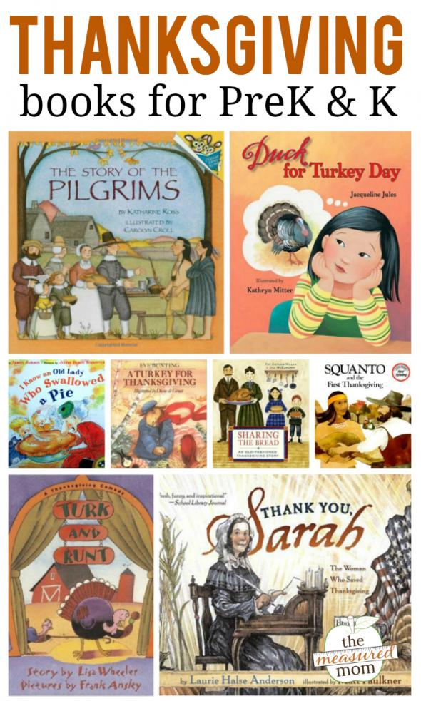 If you're looking for Thanksgiving books for preschoolers and kindergartners, you'll love this list! 