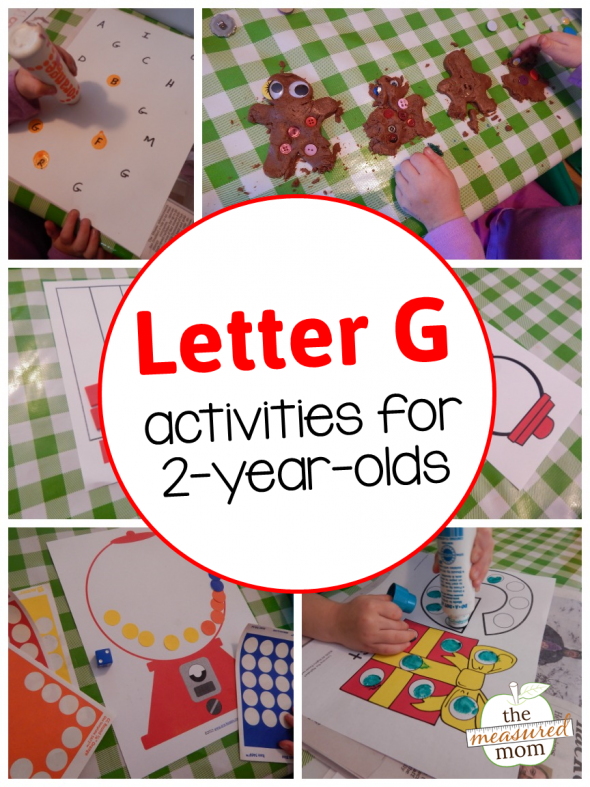 These letter G activities for two year olds are great for toddlers learning the alphabet!