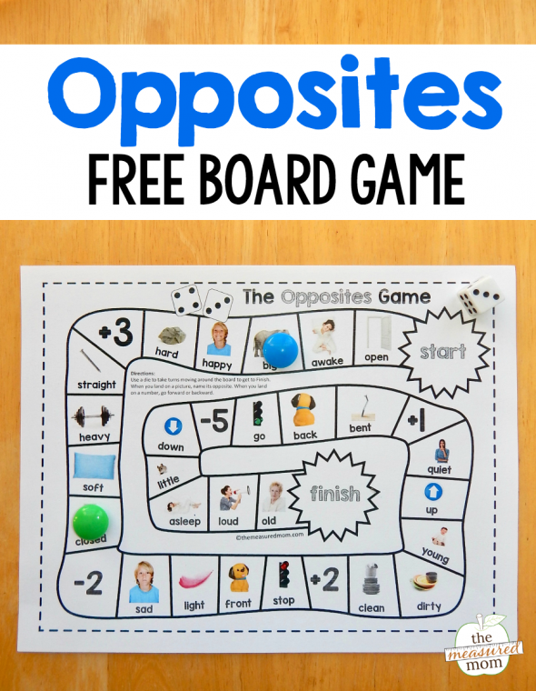 This opposites game is a great learning tool for kids in preschool through first grade. We love the real images! 