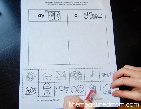 Grab this set of free ai and ay worksheets for extra reading practice!