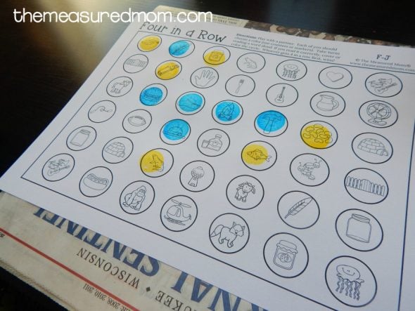 Print these no-prep games for some fun letter sounds review! 