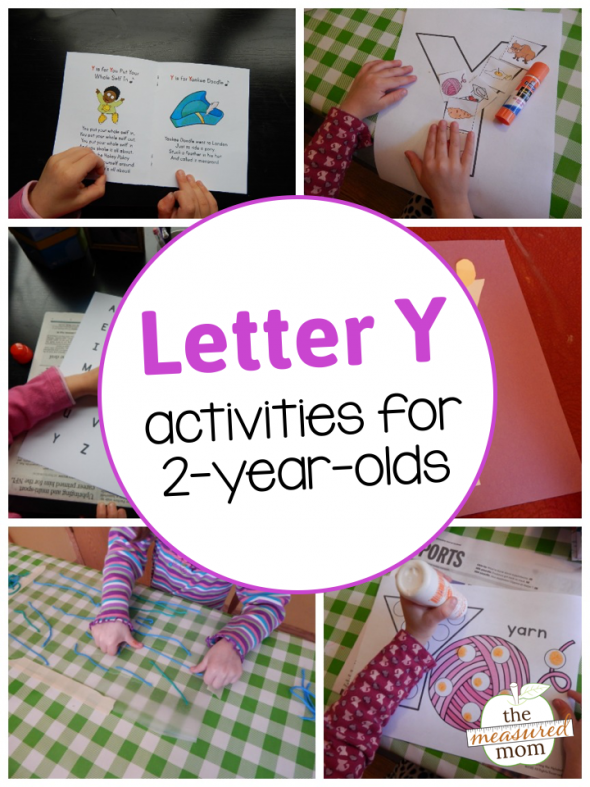 letter Y activities for 2-year-olds