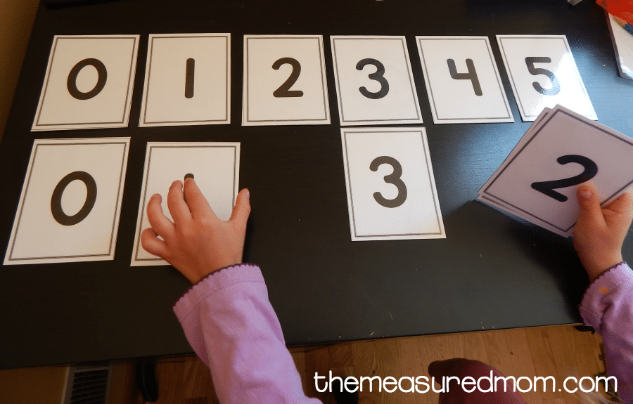 5 ways to use number cards with preschoolers - The Measured Mom
