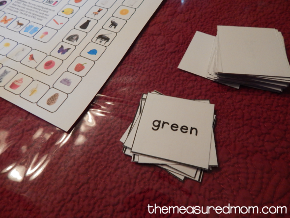Print this free game to help your students learn the color sight words! 