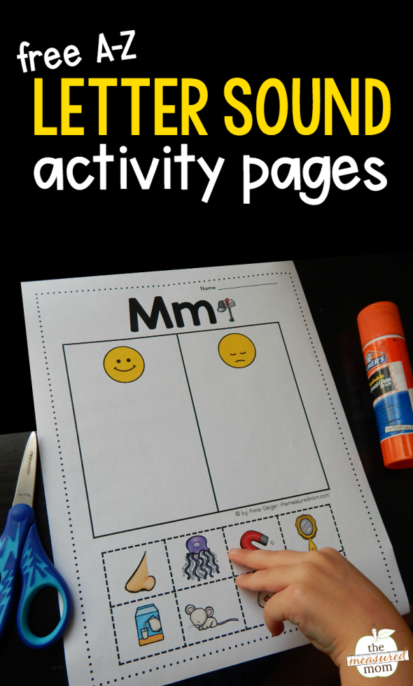 We hope these simple letter sound activity pages are a good fit for your learners!