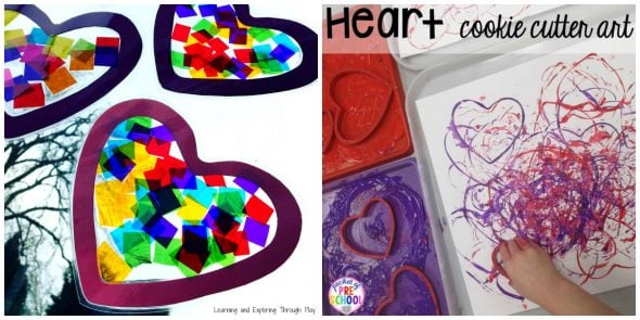 This post has ten simple Valentine crafts for preschoolers - using items you probably already have!