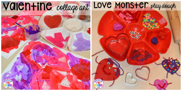 This post has ten simple Valentine crafts for preschoolers - using items you probably already have!