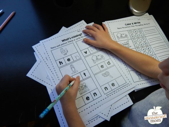 Grab this set of free short e worksheets!