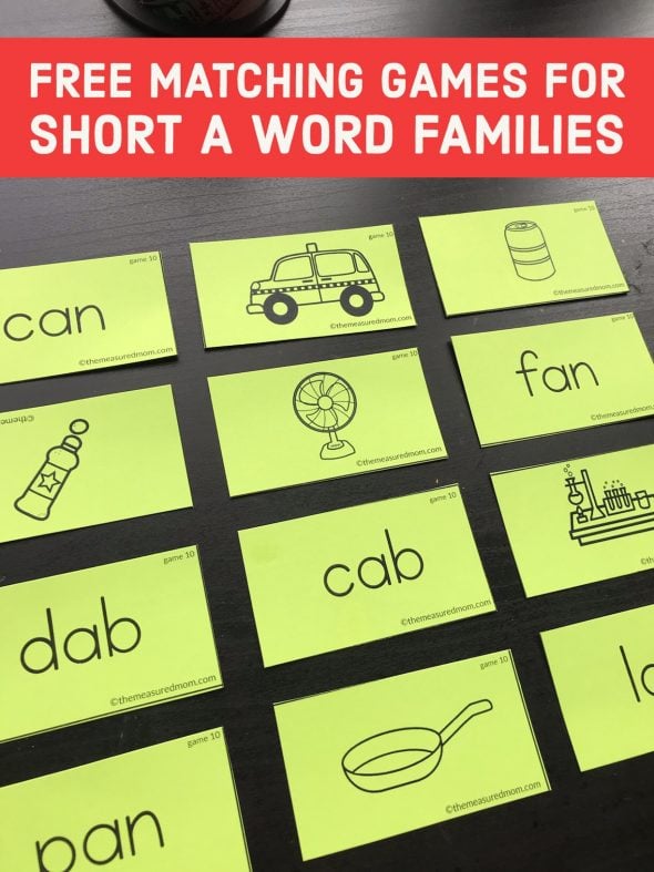 matching games for short a 
