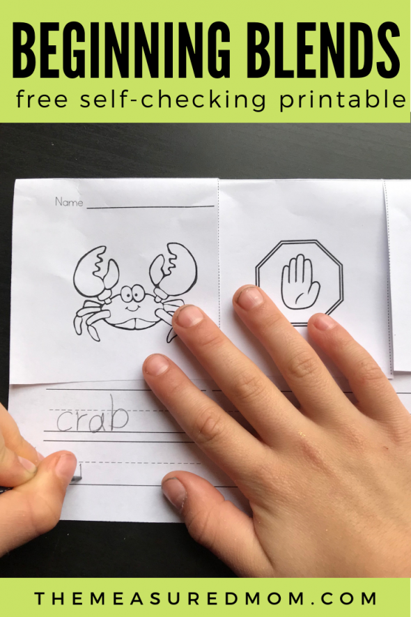 free printable for words with blends