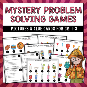 Mystery problem solving activities