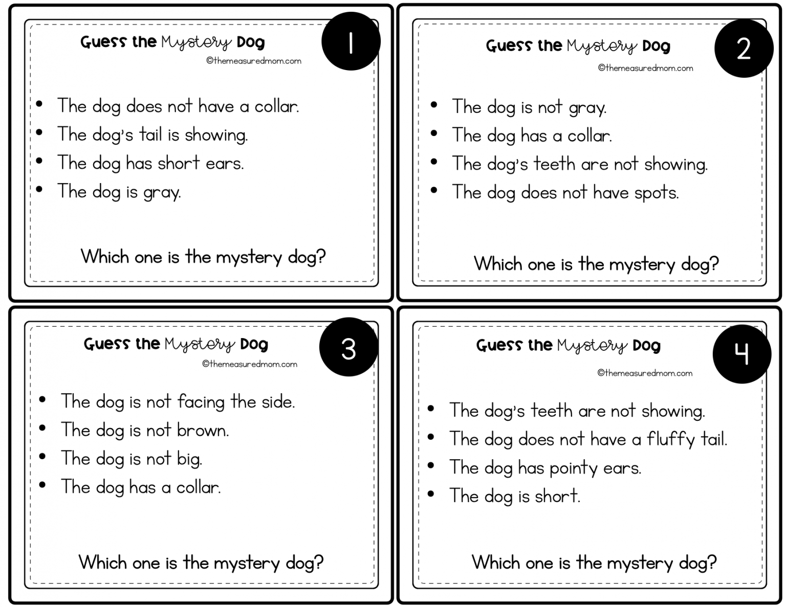 Mystery problem solving activities The Measured Mom
