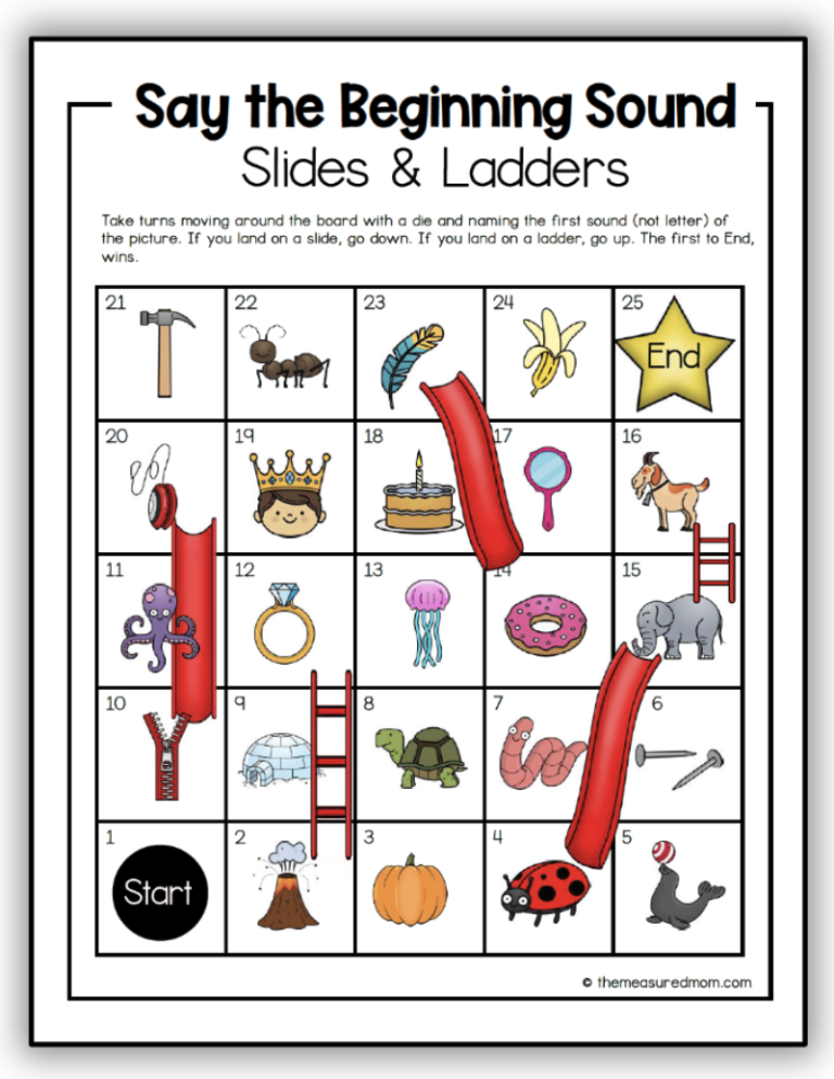 Phonemic Awareness Games Activities The Measured Mom