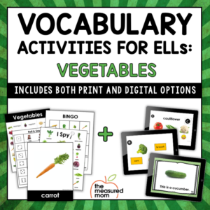 ESL Vocabulary Bundle: Vegetables