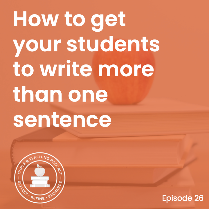 How to get your students to write more than one sentence The Measured Mom
