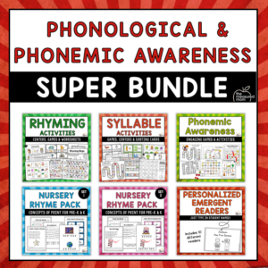 Phonological & Phonemic Awareness Super Bundle