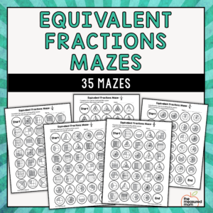 Equivalent Fraction Mazes