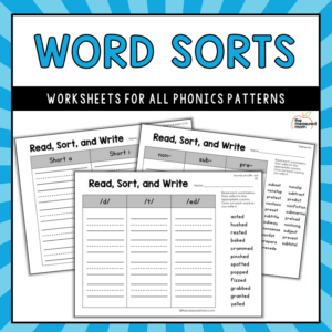Spelling Word Sorts