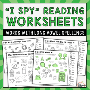 I Spy Words with Long Vowel Spellings